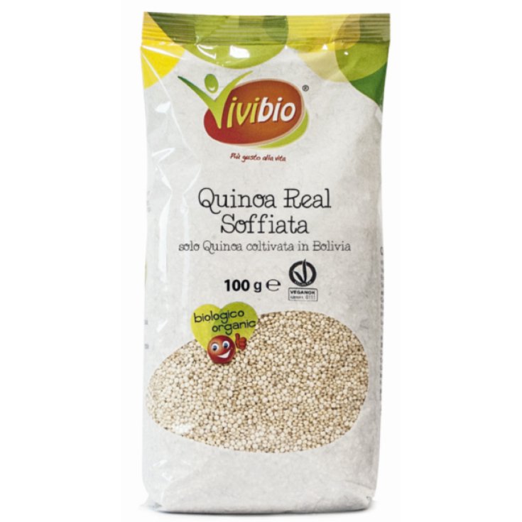 ViviBio Quinoa Real Soffiata Prodotto Biologico 100g