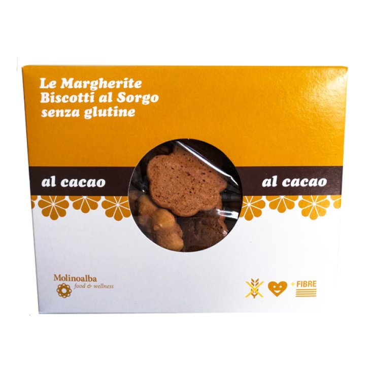 Molino Alba Le Margherite Con Cacao Biscotti Senza Glutine 125g