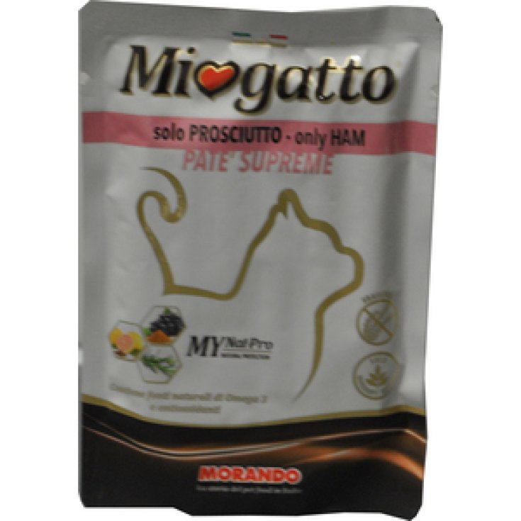 Morando Miogatto Patè Supreme Solo Prosciutto Monodose 85g