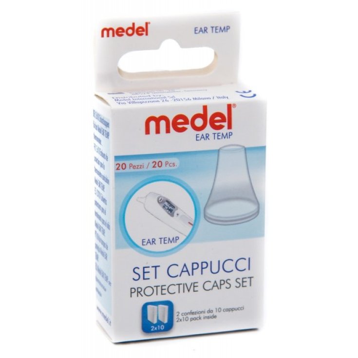 Medel® Ear Temp Set Cappucci Protettivi Per Termometro 20 Pezzi