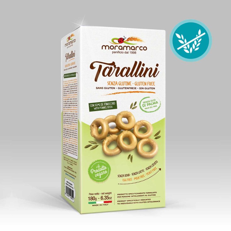 Moramarco Tarallini Al Finocchio Senza Glutine 6x30g