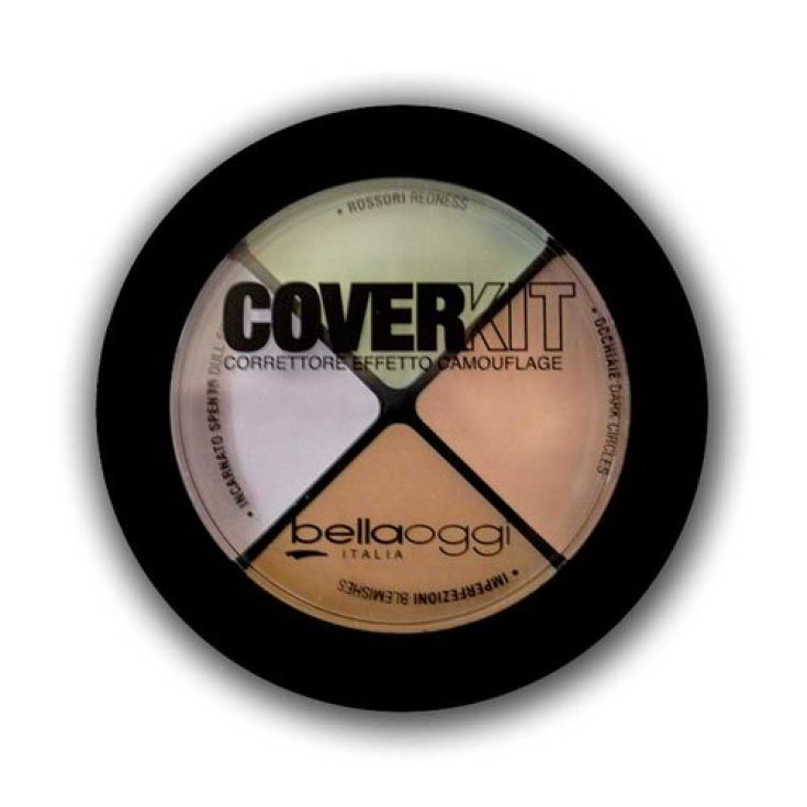 Bellaoggi Cover Kit Correttore Effetto Camouflage Per Pelli Medio/Scure Colore 002 