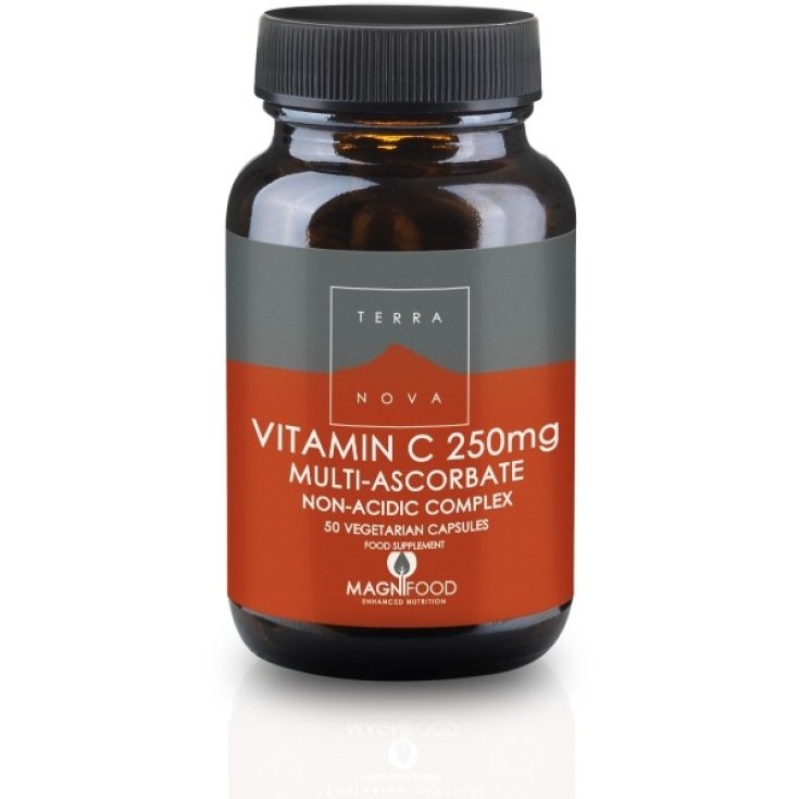 Terra Nova Vitamin C 250mg Integratore Alimentare 50 Capsule