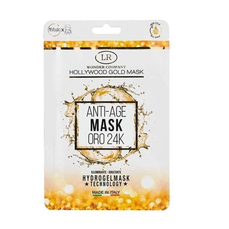 LR Wonder Company Hollywood Gold Mask Oro 24K Anti-Età Illuminante 15ml