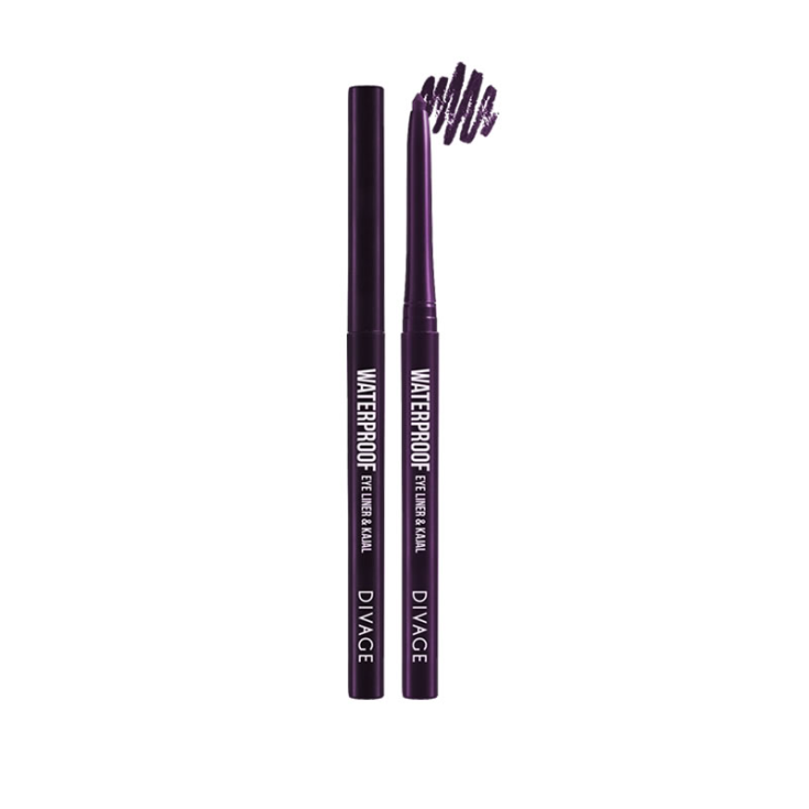 Divage Waterproof Eyeliner & Kajal 05 Purple