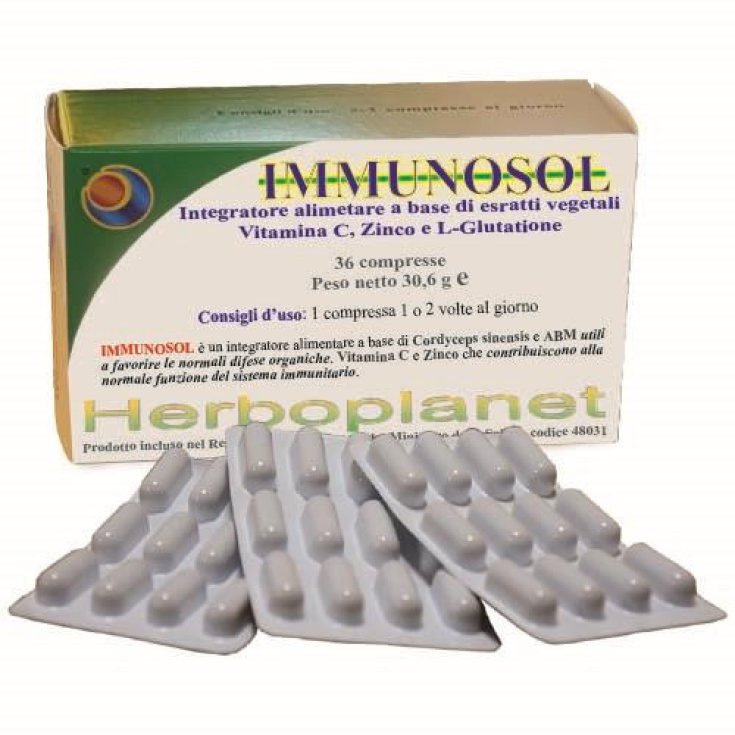 HerboPlanet Immunosol Integratore Alimentare 36 Compresse
