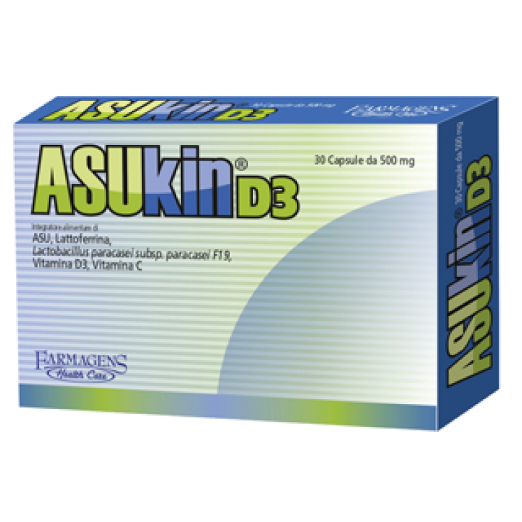 Farmagens Asukin D3 Integratore Alimentare 30 Capsule 450mg