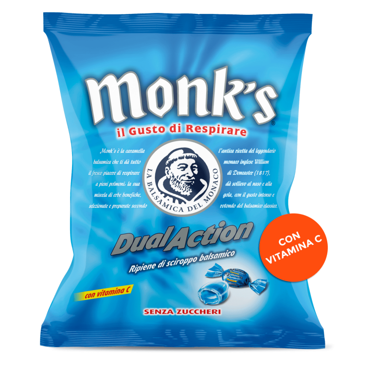 Monk's Caramelle Dual Senza Zucchero 60g