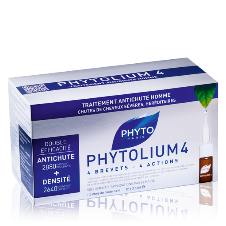 Phytolium 4 Fiale Trattamento Anti-Caduta Uomo 12x3,5ml