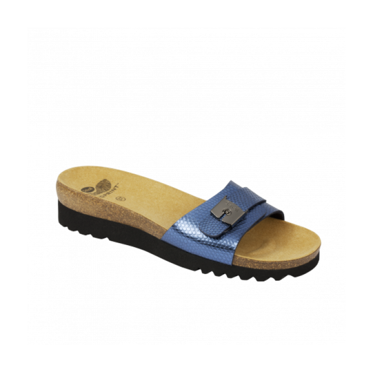 Scholl Ginni Calzatura In Simil Pelle Colore Blu Numero 35