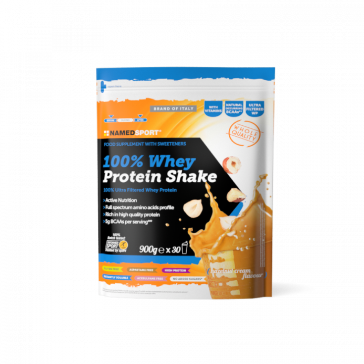 NamedSport 100% Whey Protein Shake Hazelnut Cream 900g