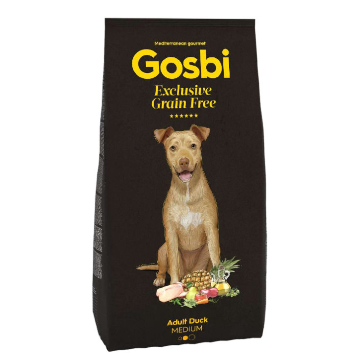Gosbi Exclusive Grain Free Adult Duck Medium 3kg