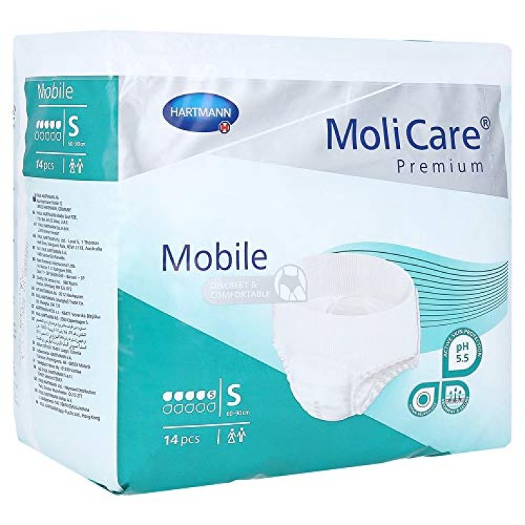 Assorbenti maschili MoliCare Premium MEN PADS 5 gocce - kit 2 pezzi