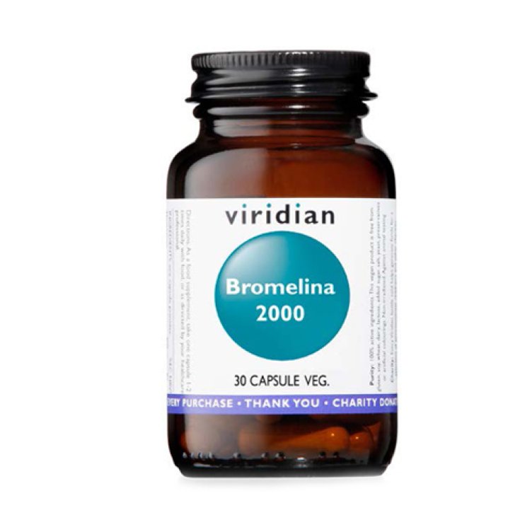 Viridian Bromelina 2000 30 Capsule
