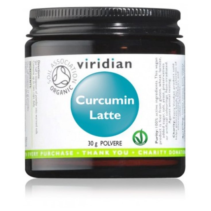 Viridian Curcumin Latte Integratore Alimentare 30g