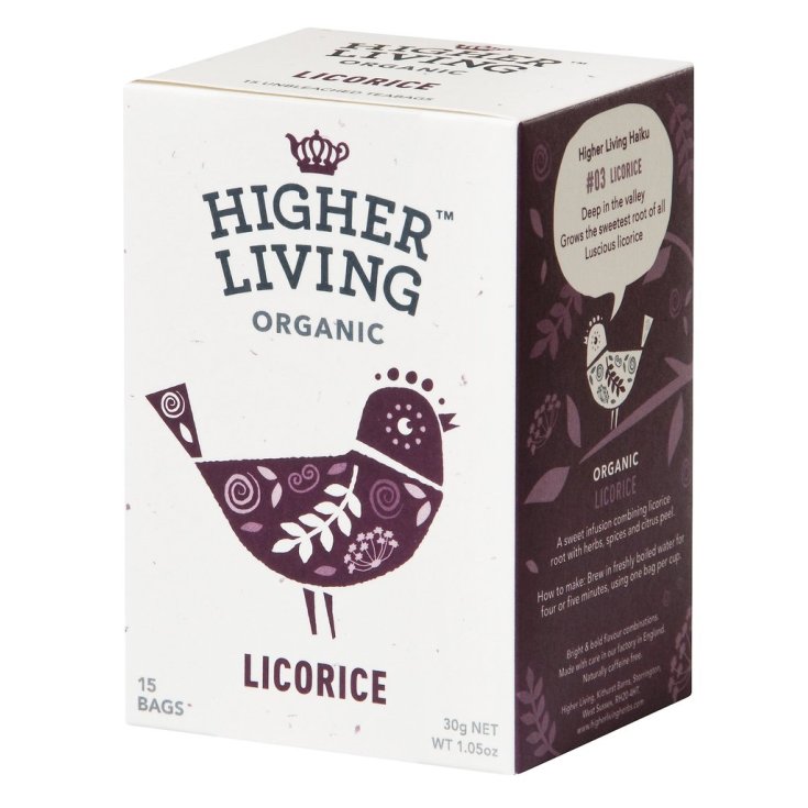 Higher Living Infuso Bio Liquirizia 15 Filtri