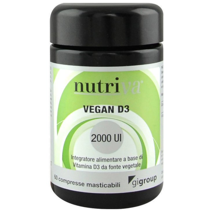 Nutriva Vegan D3 Integratore alimentare 60 Compresse 2000ui