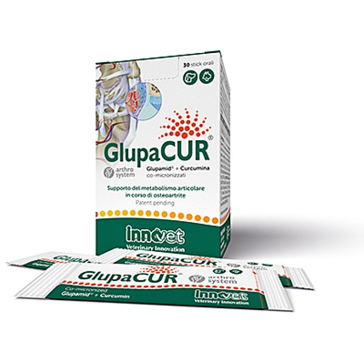 Innovet GlupaCur Integratore Articolare 30 Stick Orali