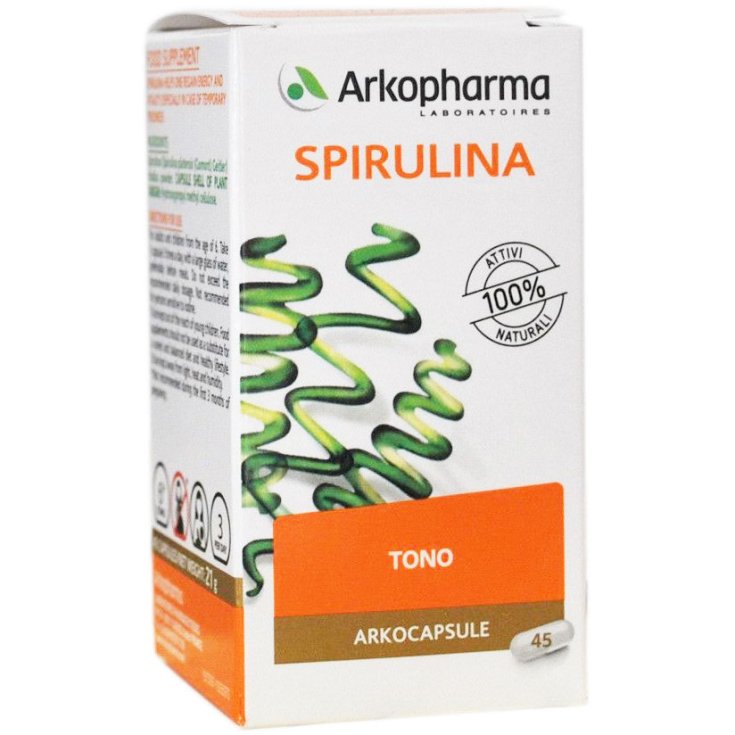Arkopharma Arkocapsule Spirulina Bio Integratore Alimentare 45Capsule
