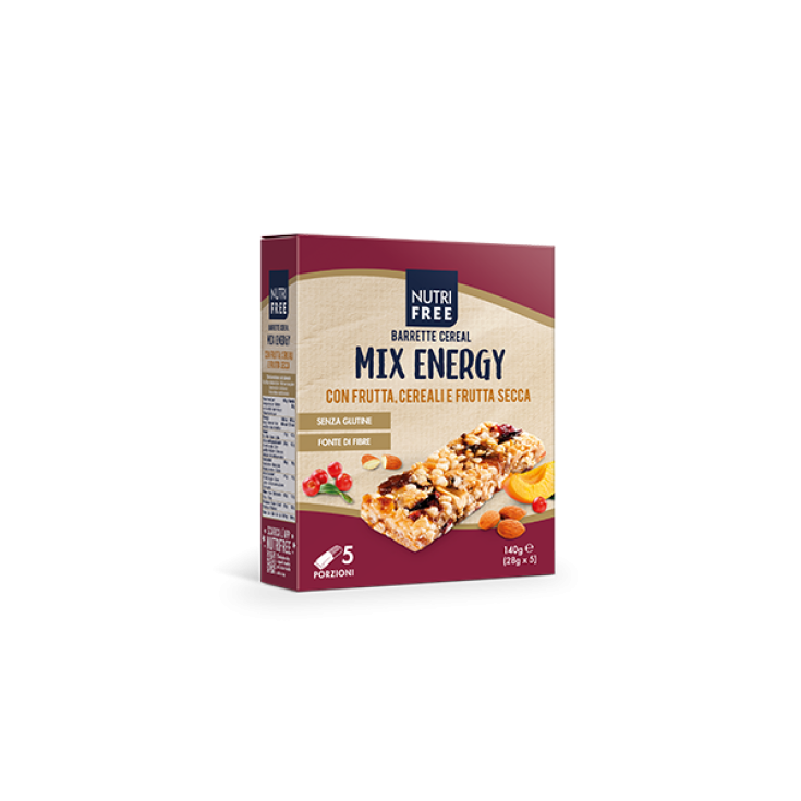 Nutrifree Barrette Cereal Mix Energy Senza Glutine 28gx5