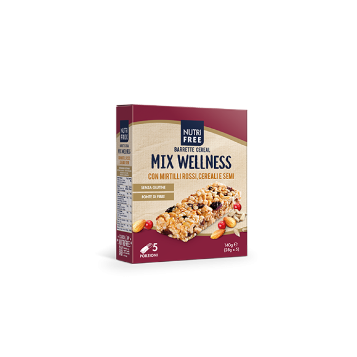 Nutrifree Barrette Cereal Mix Wellness Senza Glutine 28gx5