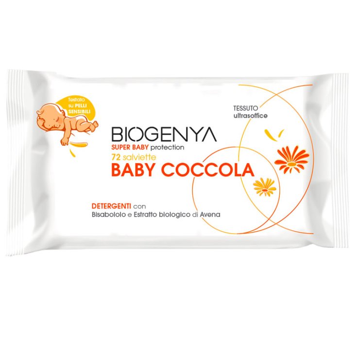 Biogenya Baby Coccola Salviette Detergenti 72 Pezzi