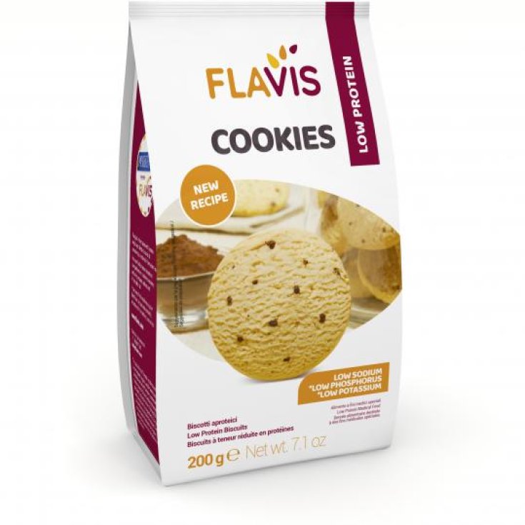 Flavis Cookies Con Goccie Di Cioccolato Biscotti Aproteici 200g