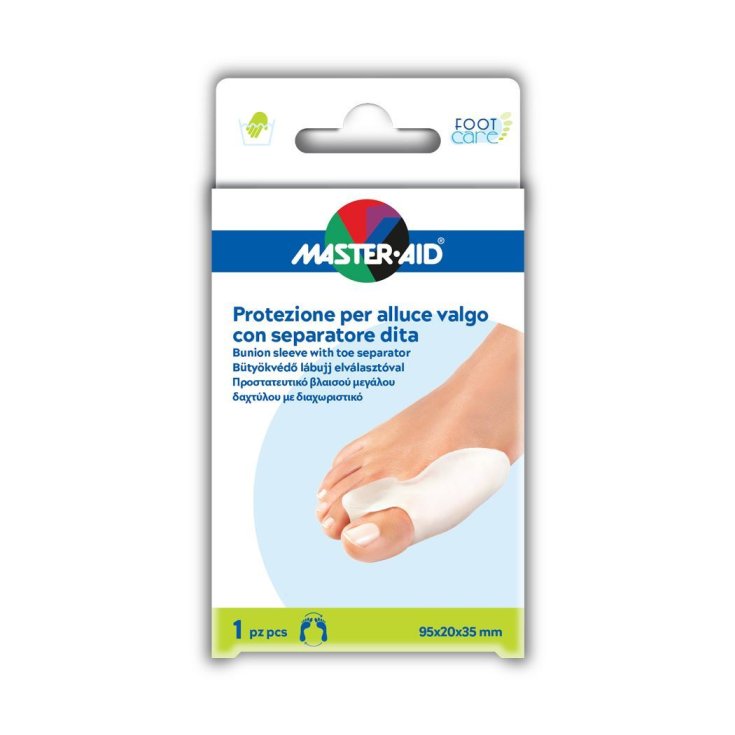 Master-Aid® Foot Care Protezione Alluce Valgo Con Separatore Dita 1 Pezzo