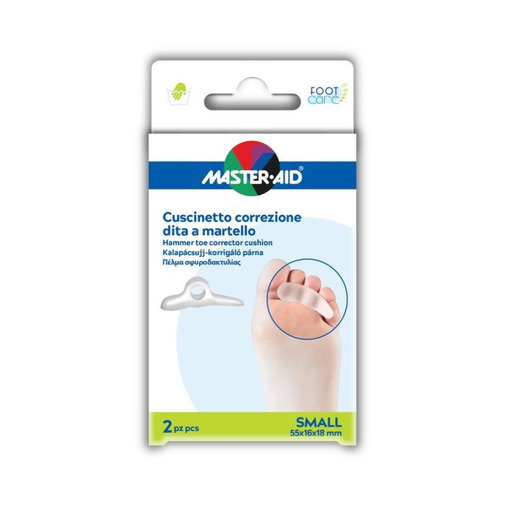 Master-Aid® Foot Care Cuscinetto Correzione Dita A Martello Misura Small 2 Pezzi