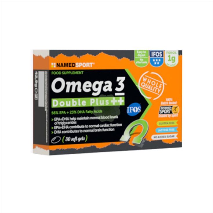 Omega 3 Double Plus++ Integratore Alimentare 30 Soft Gel