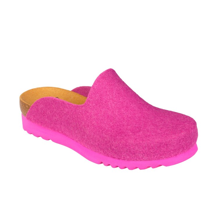 Dr. Scholl's® Sirdal Ciabatta Donna In Feltro Fuchsia Misura 36