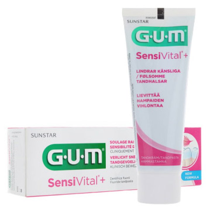 Sunstar Gum Dentifricio Sensivital Con Fluor 75ml