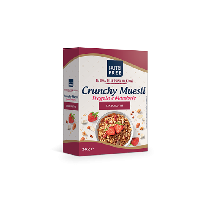 Nutrifree Crunchy Mix Fragola e Mandorle Senza Glutine 340g