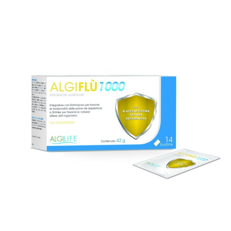 Algilife Algiflu' 1000 Integratore Alimentare 14 Bustine