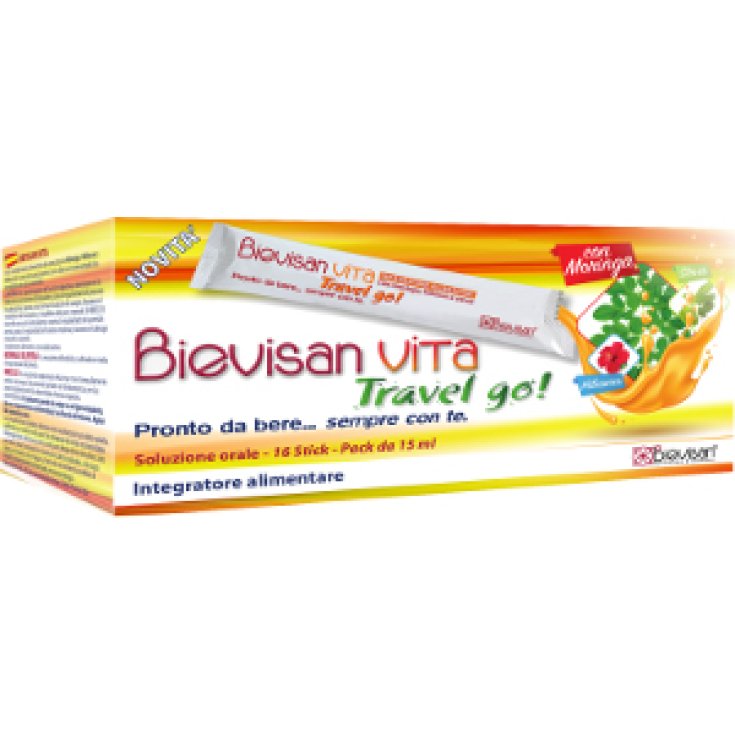 Bievisan Vita Travel Go Integratore Alimentare 16 Stick