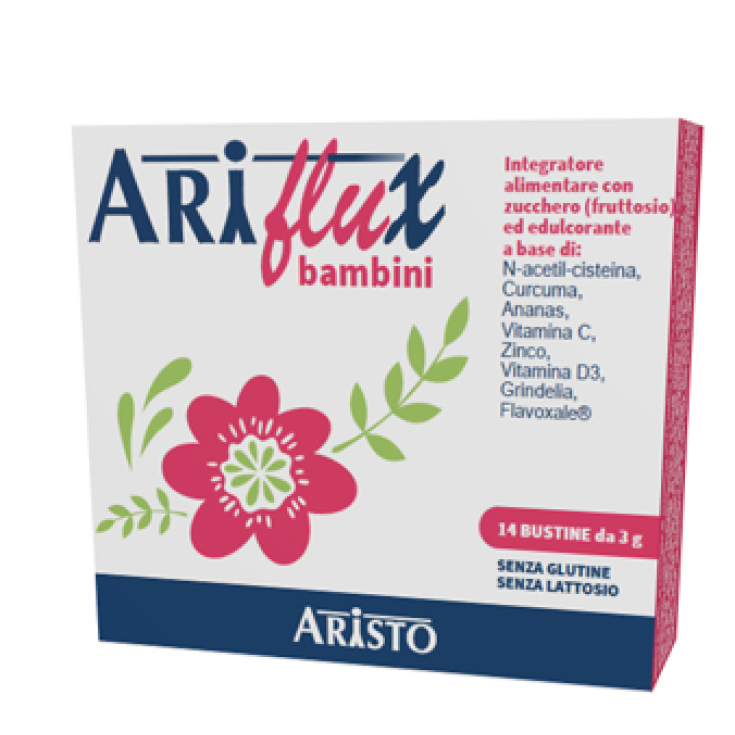 Aristo Pharma Italy Ariflux Bambini Integratore Alimentare 14 Bustine