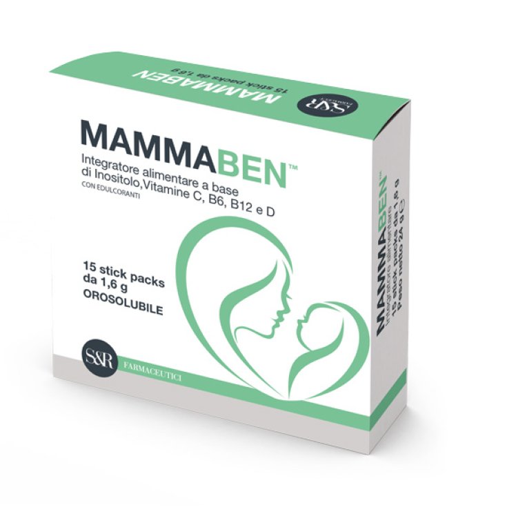 S&R Farmaceutici Mammaben™ Integratore Alimentare 15 Stick Pack Da 1,6 g