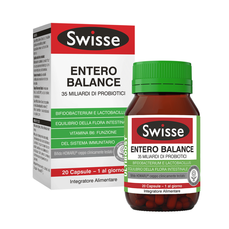 Swisse Ultiboost Entero Balance Integratore Alimentare 20 Capsule