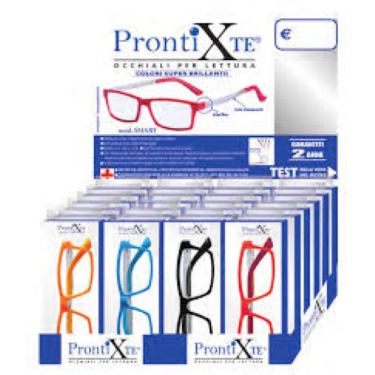 ProntiXTe® Kit Twin/5 2 Occhiali Per Lettura Al Prezzo Di 1 Raccoglitore 24 Confezioni Doppie