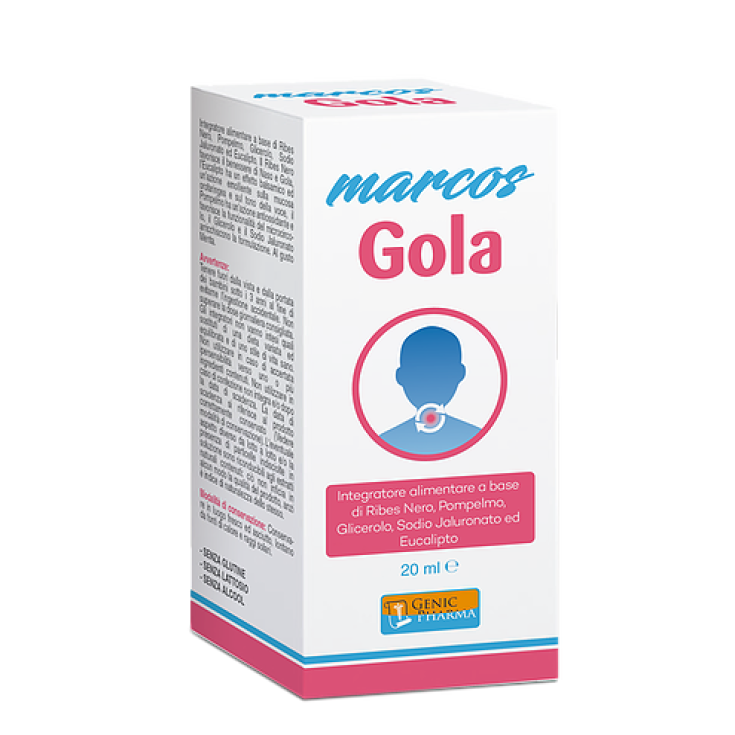 Genic Pharma Marcos Gola Integrartore Alimentare 20ml