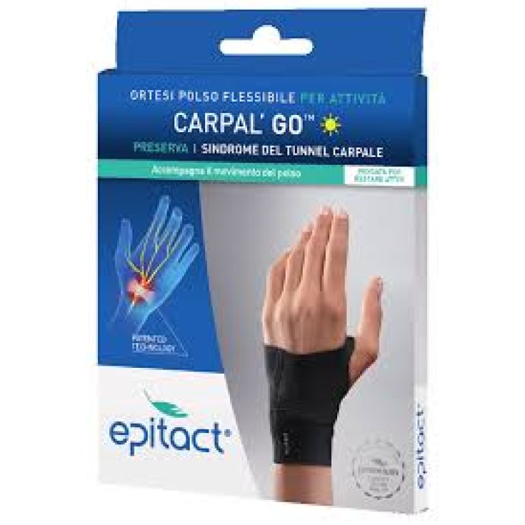 Epitact® Carpal'Go™ Ortesi Polso Flessibile Per Sindrome Del Tunnel Carpale Destro Taglia L 1 Pezzo