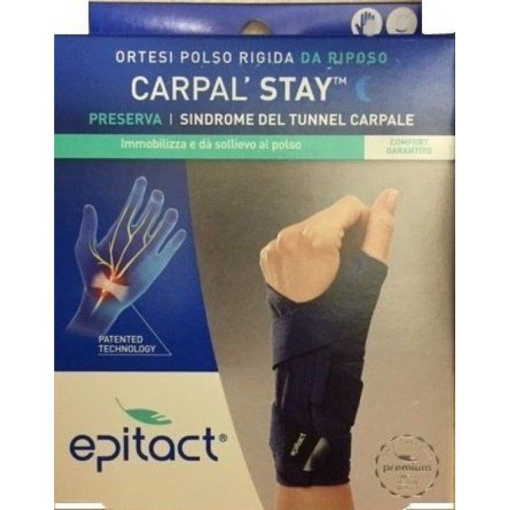 Epitact® Carpal'Stay™ Ortesi Polso Flessibile Per Sindrome Del Tunnel Carpale Destro Taglia S 1 Pezzo