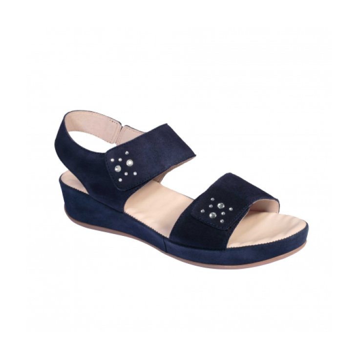 Scholl® Bettie Calzatura Donna In Suede + Strass Colore Navy Blue Misura 36