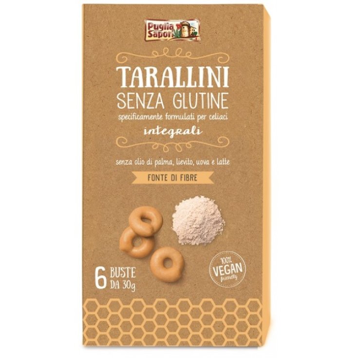 Puglia Sapori Tarallini Integrali Senza Glutine 180g