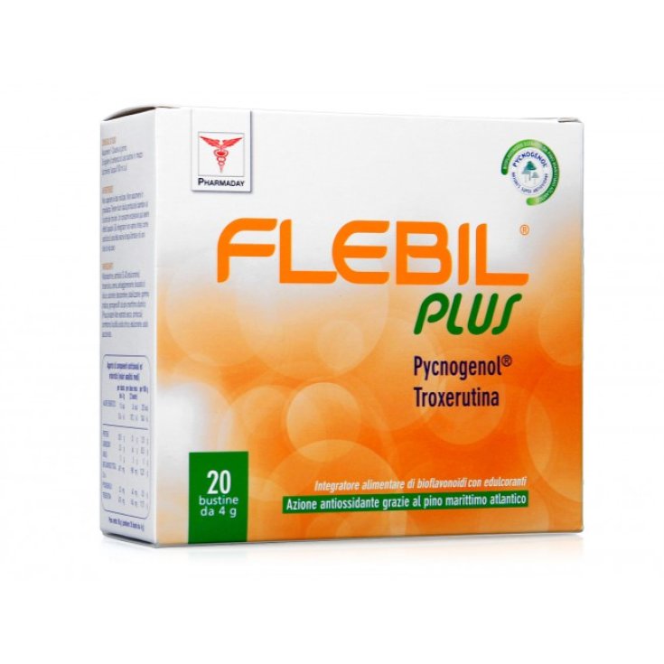 Pharmaday Pharmaceutical Flebil Plus Integratore Alimentare 20stickpack