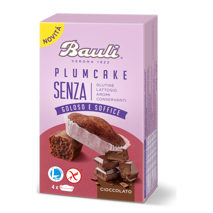 Bauli Plumcake Cioccolato Senza Glutine 4 Pezzi
