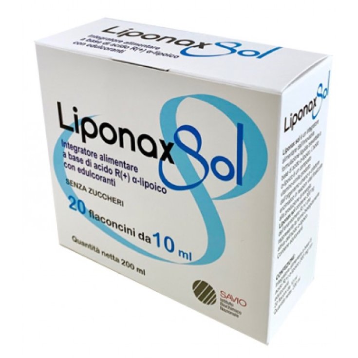 Savio Liponax Sol Integratore Alimentare 20 Flaconcini 10ml