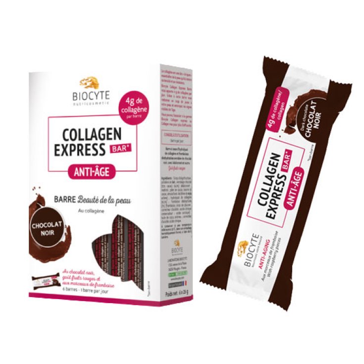 Biocyte Collagen Express Barretta Cioccolato Nero 6x25g