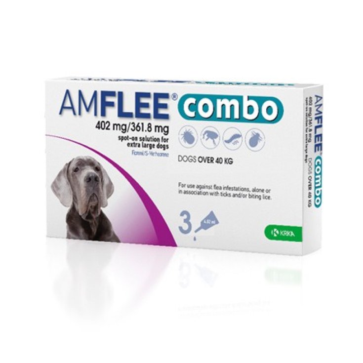 AMFLEE® Combo 402mg/361,8mg Cani (+40Kg) KRKA 3 Pipette