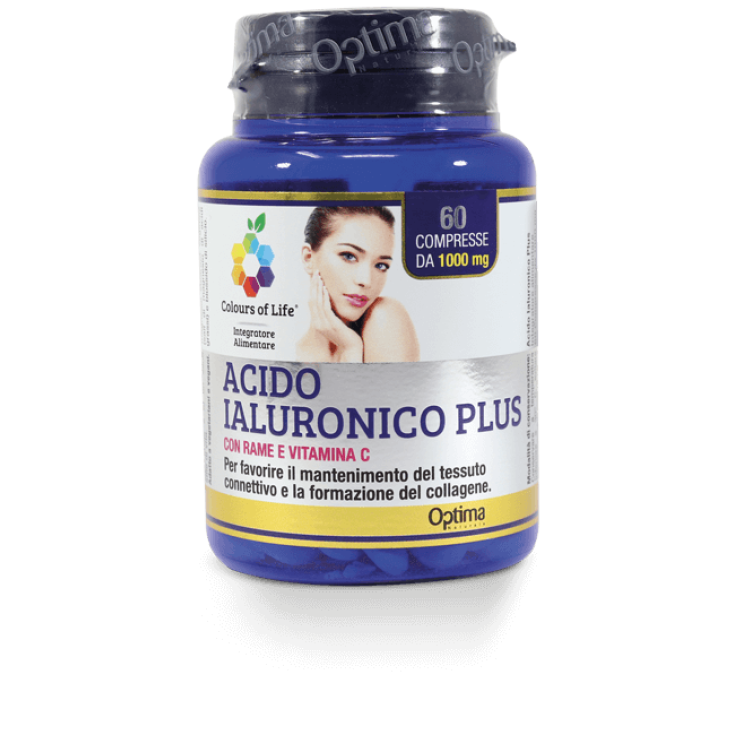 Acido Ialuronico Plus Con Rame E Vitamina C Colours Of Life® Optima Naturals 60 Compresse